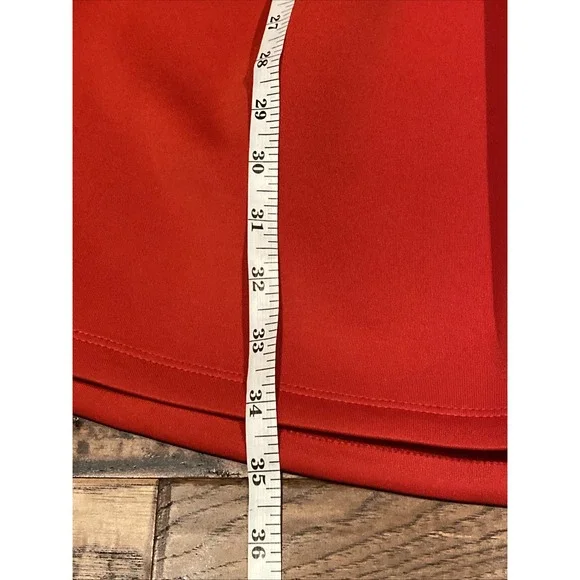 Buffalo David Bitton Red Fit & Flare Dress Women's Size M | NWT $118 | Kolander - Picture 8 of 11